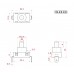 Кнопка Daier PBS-02A, ON-OFF, 2pin, 2A 250V рис 5 Кнопка Daier PBS-02A, ON-OFF, 2pin, 2A 250V рис 5